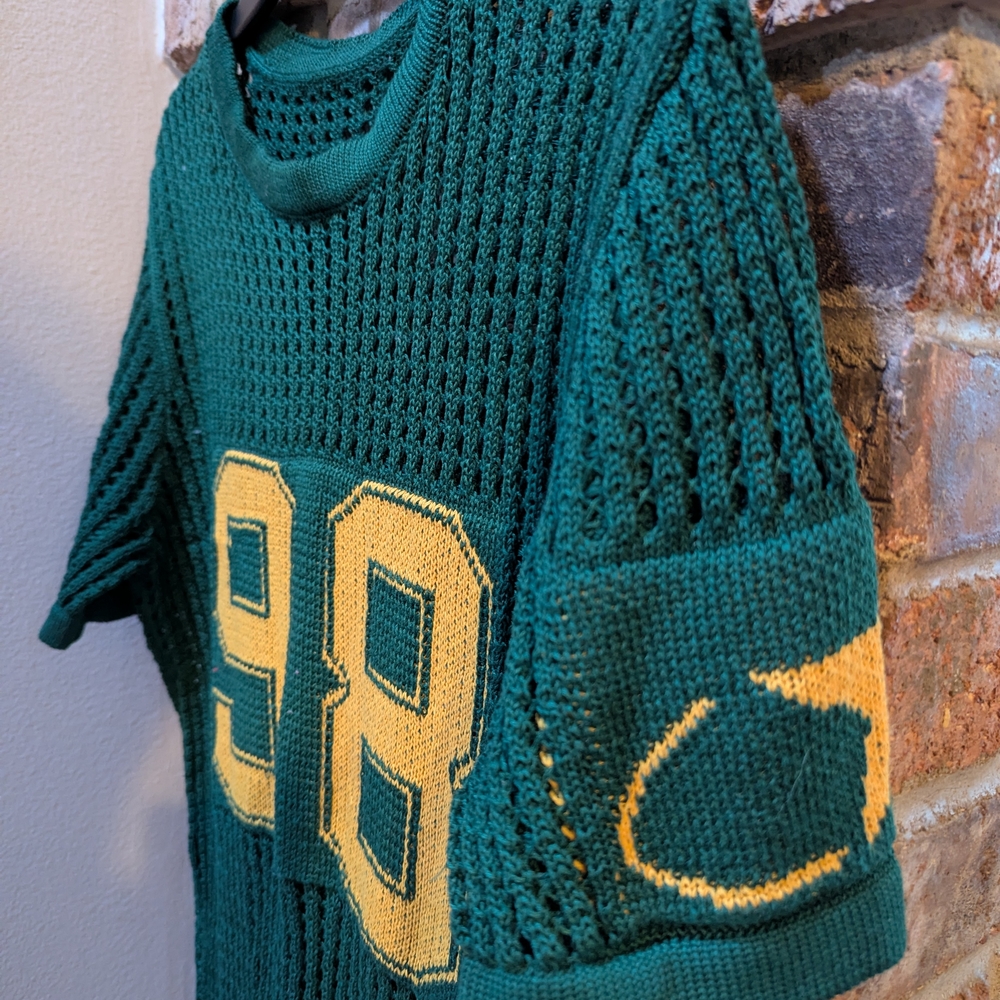 MANFINITY Green Knit Jersey Top